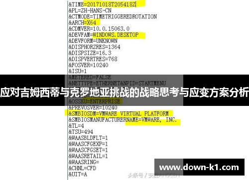应对吉姆西蒂与克罗地亚挑战的战略思考与应变方案分析